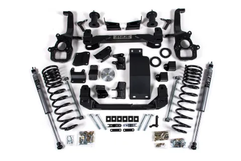 6 Inch Lift Kit for 2025 Ram 1500 4WD 6 Inch Front 5 Inch Rear Suspension Lift System Standard Bore Fox Adv Rear Shocks Zone Offroad
