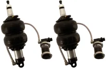 Front TQ Shockwaves For 1967-1969 Gm F-Body For Use W/ Ridetech Lower Arms And Tall Spindles Pair Of Triple Adjustable Shock waves W/ 1/4 Inch Airline Fittings Ridetech