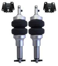 Front HQ Shockwaves For 1993-2002 Camaro and Firebird Pair Of Rebound Adjustable Shock waves W/ 1/4 Inch Airline Fittings And Mounting Brackets Ridetech