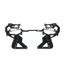 Truturn System W/ Hub Spindles For 1962-1967 Chevy Ii Nova For Use W/ Coil-Overs Or Shockwaves Sold Separately Upper And Lower Arms Delrin Bushings Ball Joints Frame Braces Corvette Hub Spindles Steering Linkage Ridetech