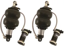 Front TQ Shockwaves For 1999-2006 Silverado / Sierra 1500 2WD 2007 Classic For Use W/ Ridetech Lower Arms Pair Of Triple Adjustable Shock waves W/ 1/4 Inch Airline Fittings Ridetech