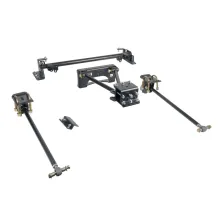 TQ Air Suspension System For 1982-2003 S10 S15 And Sonoma W/ 8.5 Inch Differential Front And Rear TQ Shockwaves Front Truturn System Wishbone Rear Suspension System And Front Sway Bar Ridetech