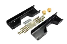 C-Notches For 1988-2000 C3500 Pair Of Frame C-Notch Reinforcements Cut Template And Hardware Powder Coated Satin Black Ridetech