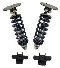 Front HQ Coil-Overs For 2007-2018 Silverado / Sierra 1500 2WD 2019 Legacy and Limited For Use W/ Stock Lower Arms Pair Of Rebound Adjustable Shock s Springs Spring Mounts And Delrin Spring Washers Ridetech