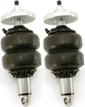 Front HQ Shockwaves For 1967-1970 Mustang For Use W/ Ridetech Upper Arms Pair Of Rebound Adjustable Shock waves W/ 1/4 Inch Airline Fittings And Billet Adapter Ridetech