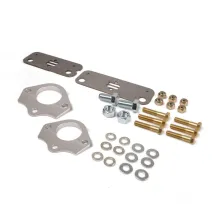 3 Hole Upper Ball Joint Wedge Plate And Shelby Drop Template For 64-70 Mustang Pair 3 Hole Wedge Plates Templates To Drill Cross Shaft Holes And Hardware Ridetech