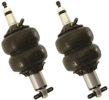 Front HQ Shockwaves For 1960-1964 Galaxie Pair Of Rebound Adjustable Shock waves W/ 1/4 Inch Airline Fittings Ridetech