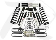 Ram 3500 4.5 Inch Front 2.5 Inch Rear Axle Forward Suspension System For 2009 Ram 3500 4WD Gas/Hemi Revtek