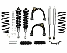 4Runner 07-09 FJ Cruiser 3.0 Inch Front Adjustable Completely Assembled Coil Over Kit with 2.0 Inch Rear Upgraded Coil Springs and Front SPC Adjustable Control Arms For 03-09 4Runner 07-09 FJ Cruiser 2WD/4WD Revtek