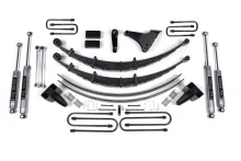 6 Inch Lift Kit Ford F250/F350 Super Duty 99-04 4WD Radius U Bolt Block Kit Without Factory Overload W/ NX2 Nitro Shocks