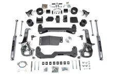 4 Inch Lift Kit Ram 1500 w/ Air Ride 13-18 4WD NX2 Nitro Shocks