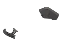 07-Up Jeep Wranger/Gladiator High Clearance Rear Bumper Corner Pods Boatside Cut Raw Steel