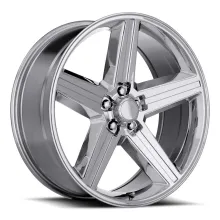 20X9 5X5 +0 HB 78.1Hb Iroc 5 Spk Chrome Factory Reproductions