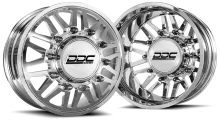 Dually Wheels Aftermath Polished 20X8.25 8X200 F-350 05-25 F-450 11-14 Ram 19-25 DDC Wheels