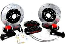 Brake System 14 Inch Front Pro+ Black 70-72 Mopar/Dodge/Plymouth E And B Body BAER Brakes