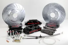 Brake System 13 Inch Front Track4 Black 85-87 GM Y Body BAER Brakes