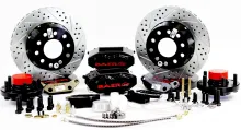 Brake System 11 Inch Front SS4+ Black 58-70 GM Full Size Car Y Body BAER Brakes