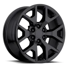 20X9 6X5 +27 HB 78.1 Tbss Sierra Gloss Black With Cap Factory Reproductions