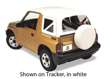 Replace-A-Top for OEM Hardware For Geo/Suzuki 1989-1994 Tracker/Sidekick Clear Black Denim No Door Skins Included Bestop