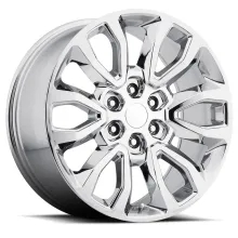 20X9 6X135 +30 HB 87.0 Raptor Chrome With Cap Factory Reproductions