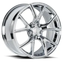 Trakhawk Wheels 20X10 5X5 +50 HB 71.5 Trackhawk Chrome With Cap FR Series 75 Factory Reproductions