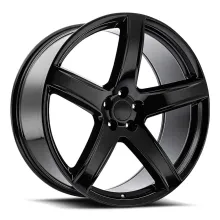 22X10 5X5.5 +25.4 HB 77.8 Hellcat Hc2 Gloss Black With Cap Factory Reproductions