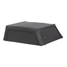 Supertop Truck Bed Cap 2 For Nissan 2005-2024 Frontier 5.0 Foot Black Diamond PVC Coated Sailcloth No Drill Bestop