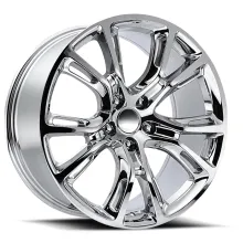 20X10 5X5 +50 HB 71.5 Jeep Spydr Monkey Chrome With Cap Factory Reproductions