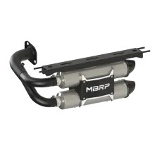 Stacked Dual Slip On Exhaust Pipe For 19-24 Honda Talon 1000 Performance Series MBRP