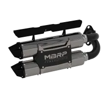 Stacked Dual Slip On Exhaust Pipe For 18-23 Polaris RZR XP 1000/RZR RS1 Performance Series MBRP