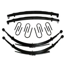 Lift Kit 6 Inch Lift For Use w/56 Inch Rear Springs 77-86 Chevrolet K30 77-78 GMC K35 79-86 GMC K3500 87 Chevrolet V30 87 GMC V3500 Includes Front/Rear Leaf Springs Front/Rear U Bolt Kits Bushing Kit Rear Blocks Brake Line Bracket Skyjacker