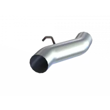 4 Inch Exhaust Pipe For 06-07 Silverado/Sierra 2500/3500 T409 Stainless Steel Regular Cab Adaptor Duramax MBRP