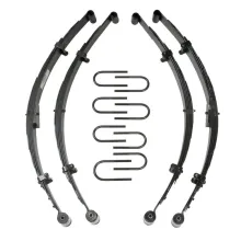 Lift Kit 2.5 Inch Lift Includes Front Leaf Springs Front/Rear U Bolt Kits Front/Rear Spring Bushing Kits 67-80 Toyota Land Cruiser Skyjacker