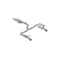 2017-19 Volkswagen Golf Sportwagen and Alltrack 1.8T Armor Pro T304SS 3 Inch Cat-Back, 2.5 Inch Dual Split Rear, Factory Through Bumper MBRP