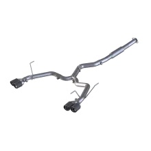 Armor Pro Subaru 3 Inch Cat Back Exhaust System Dual Split Rear-Quad Carbon Fiber Tips For 11-2021 Subaru Impreza WRX 2.0L MBRP