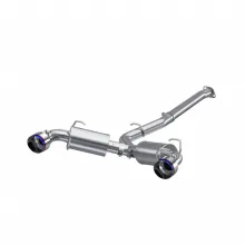 13-Up Subaru BRZ 17-up Toyota GR86 and 13-16 Scion FR-S T304 3 Inch Cat-Back Dual Split Rear Side Exit with Burnt End Tips MBRP