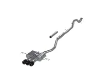 2024-up Acura Integra Type-S 2.0L 3 Inch Cat-Back Exhaust System, Armor Pro T304 Stainless Steel Triple Center Outlet with Carbon Fiber Tips, Active Exhaust, MBRP