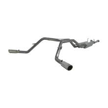 Cat Back Exhaust System Dual Side Exit T409 Stainless Steel For 07-08 Toyota Tundra 4.7/5.7L V8, DC-Std. and CM Short Bed 09-09 Toyota Tundra 4.7L, EC-Std. and SB/Crew Cab/Short Bed MBRP