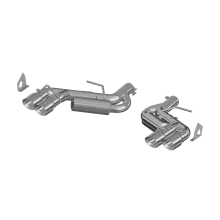Chevrolet 3 Inch Dual Axle Back Quad Tips Aluminized Steel For 16-24 Chevrolet Camaro SS V8 6.2L 17-24 Chevrolet Camaro ZL1 MBRP