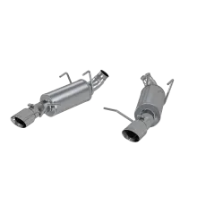 3 Inch Dual Muffler Axle Back Split Rear Armor Lite Series For 11-14 Ford Mustang V6 3.6L MBRP
