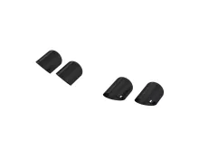 Black-Coated 4 Inch Quad Tip Cover Kit for 2015-Up Ford Mustangs with Quad Tips MBRP