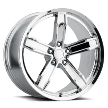 20X10 5X120 +20 HB 66.9 Iroc Z10 Chrome With Cap Factory Reproductions