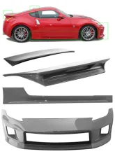 370Z Z34 6-Piece Body Kit Unpainted For 09-20 Nissan 370Z Z34 Stillen