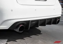 Infiniti Q50 Rear Diffuser Matte Black For 18-21 Infiniti Q50 Stillen