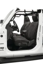 Jeep Gladiator Seat Covers For Jeep 2020-2023 Gladiator 4 Door Front Premium Vinyl Fabric Black Diamond Bestop