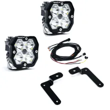 Squadron 2.0 Sport A-Pillar Light Kit Jeep 2018-26 Wrangler JL 2020-26 Gladiator JT Toggle Baja Designs