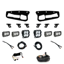 Squadron 2.0 Pro/Dual S2 Sport Fog Pocket Light Kit Ford 2021-27 Bronco 2022-24 Bronco Raptor w/ Steel Bumper Upfitter Baja Designs