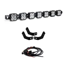 Toyota 7XL Pro Linkable Roof Light Bar Kit For Prinsu Rack 10-24 4Runner 07-14 FJ Cruiser 05-23 Tacoma 07-21 Tundra (Multi-Pattern Clear) Baja Designs