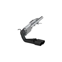 3 Inch Cat Back Exhaust System Pre-Axle Dual Outlet Black Coated For 09-18 Silverado/Sierra 1500 MBRP