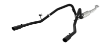 2.5 Inch Cat Back Exhaust System Dual Rear Exit For 11-14 Ford F-150 V6 EcoBoost Black Coated MBRP